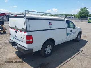2008 Ford F-150 XL with VIN 1FTRF12258KE33050, listed as a IAAI auction lot 42149750 with 207,015 mi miles. Bid and sale history available at carsss.com. Image 4.