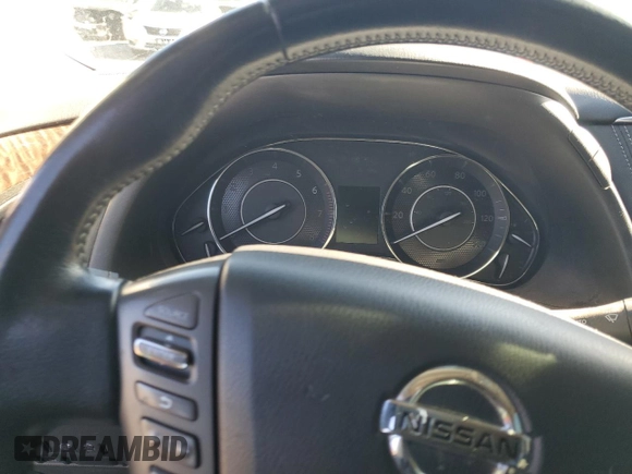 2020 Nissan Armada SL with VIN JN8AY2NCXLX518841, listed as a Copart auction lot 80346634 with 0 mi miles and Salvage Title. Bid and sale history available at carsss.com. Image 9.