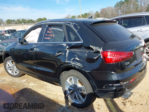 2018 Audi Q3 Premium Plus with VIN WA1HCCFS7JR021004, listed as a IAAI auction lot 41823515 with 50,650 mi miles. Bid and sale history available at carsss.com. Image 14.