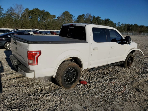 2016 Ford F-150 XLT with VIN 1FTEW1EP4GKE92580, listed as a Copart auction lot 49848095 with 108,274 mi miles and Salvage Title. Bid and sale history available at carsss.com. Image 3.