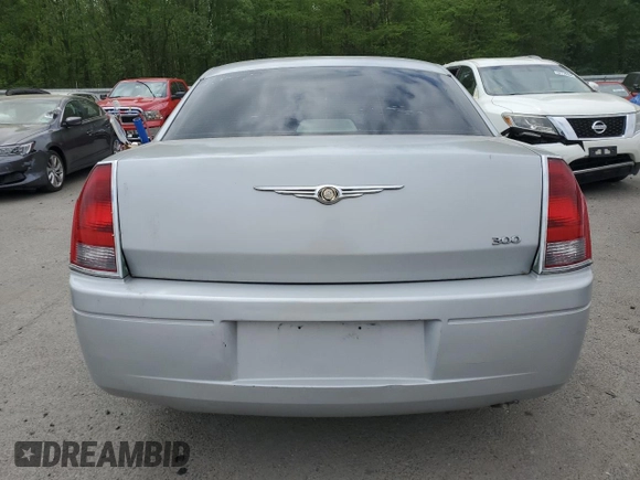 2006 Chrysler 300 with VIN 2C3KA43RX6H461125, listed as a Copart auction lot 53286094 with 0 mi miles and Salvage Title. Bid and sale history available at carsss.com. Image 6.