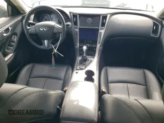 2014 Infiniti Q50 Sport with VIN JN1BV7AP0EM674540, listed as a Copart auction lot 56385455 with 130,362 mi miles and Salvage title. Bid and sale history available at DreamBid. Image 8.