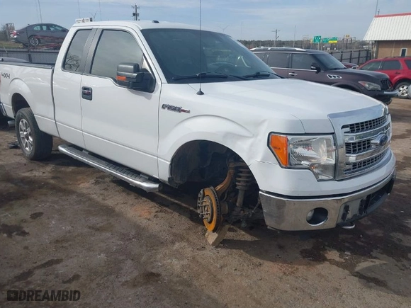 2014 Ford F-150 XL with VIN 1FTFX1EF7EFC62420, listed as a IAAI auction lot 41807746 with 102,973 mi miles. Bid and sale history available at carsss.com. Image 1.