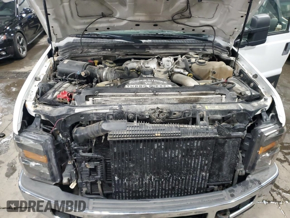 2008 Ford F-250 XL z VIN 1FTSX21R78EC48810, wystawiony jako Copart lot #57683895 z przebiegiem Nie podano mil oraz Szkoda całkowita • Salvage title. Historia ofert i sprzedaży dostępna na DreamBid. Obrazek 11.