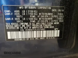 2018 Subaru Outback Touring with VIN 4S4BSATC0J3379883, listed as a Copart auction lot 78087814 with 24,932 mi miles and Salvage title. Bid and sale history available at DreamBid. Image 14.