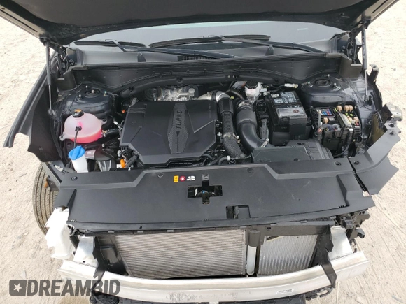 2024 Hyundai Santa Fe SE with VIN 5NMP14GL5RH055401, listed as a Copart auction lot 50745025 with 7,694 mi miles and Salvage title. Bid and sale history available at DreamBid. Image 12.