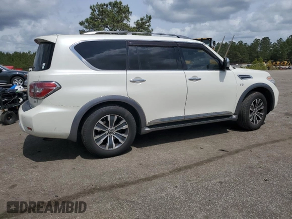 2017 Nissan Armada SV with VIN JN8AY2NC4H9503019, listed as a Copart auction lot 51537995 with 157,084 mi miles and Clean Title. Bid and sale history available at carsss.com. Image 3.