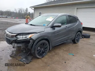 2021 Honda HR-V EX with VIN 3CZRU6H56MM719085, listed as a IAAI auction lot 41992519 with 62,338 mi miles. Bid and sale history available at carsss.com. Image 17.