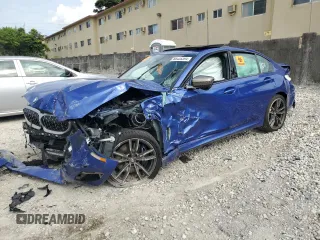 2020 BMW 3 Series M340i with VIN 3MW5U7J03L8B29181, listed as a Copart auction lot 66435394 with 0 mi miles and Non Repairable. Bid and sale history available at carsss.com. Image 1.