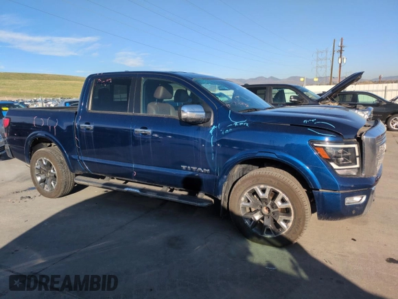2023 Nissan Titan Pro-4X с VIN 1N6AA1ED0PN103058, выставлен на аукционе Copart как лот 49266895 с пробегом 47 145 миль миль и Списание • Salvage title. История ставок и продаж доступна на DreamBid. Изображение 4.