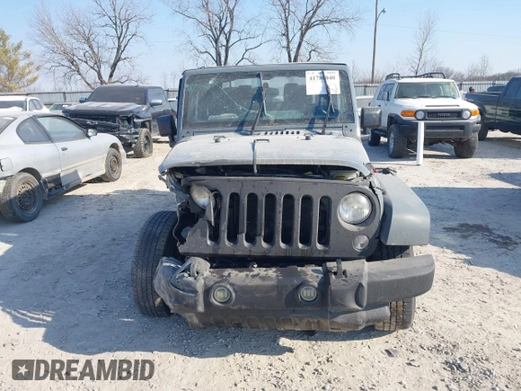 2014 Jeep Wrangler Sport with VIN 1C4AJWAG5EL271318, listed as a IAAI auction lot 41780040 with 128,942 mi miles and . Bid and sale history available at DreamBid. Image 12.