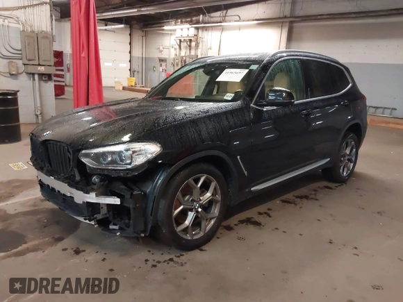2021 BMW X3 xDrive30i with VIN 5UXTY5C09M9E77981, listed as a IAAI auction lot 41965697 with 61,723 mi miles and . Bid and sale history available at DreamBid. Image 17.