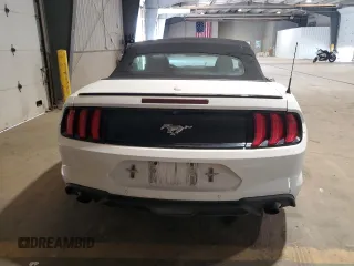 2018 Ford Mustang EcoBoost Premium with VIN 1FATP8UH9J5124396, listed as a Copart auction lot 61781055 with 105,036 mi miles and Salvage title. Bid and sale history available at DreamBid. Image 6.