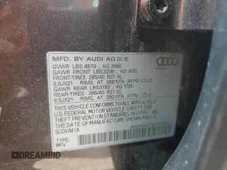 2017 Audi Q7 Prestige с VIN WA1VAAF75HD018327, выставлен на аукционе Copart как лот 59306945 с пробегом 168 925 миль миль и Чистый • Clean title. История ставок и продаж доступна на DreamBid. Изображение 13.