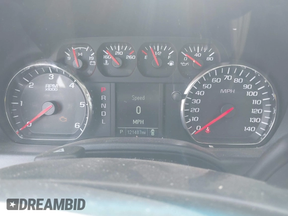 2018 Chevrolet Silverado 1500 Work Truck with VIN 1GCRCNEC5JZ140850, listed as a IAAI auction lot 42000979 with 121,487 mi miles. Bid and sale history available at carsss.com. Image 7.
