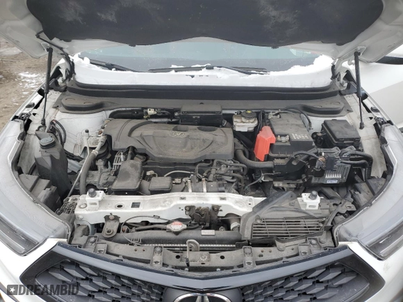 2020 Acura RDX w/A-Spec Pkg with VIN 5J8TC2H6XLL028904, listed as a Copart auction lot 44723385 with 0 mi miles and Salvage Title. Bid and sale history available at carsss.com. Image 12.