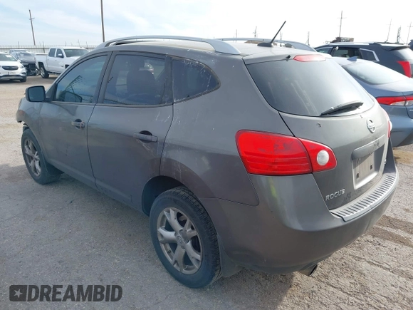 2009 Nissan Rogue SL with VIN JN8AS58T19W329251, listed as a IAAI auction lot 41849431 with 240,801 mi miles and . Bid and sale history available at DreamBid. Image 3.
