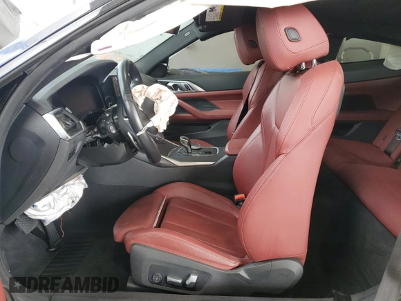 2023 BMW 4 Series 430i with VIN WBA53AP02PCL51281, listed as a Copart auction lot 45535245 with Not provided miles and Clean title. Bid and sale history available at DreamBid. Image 7.