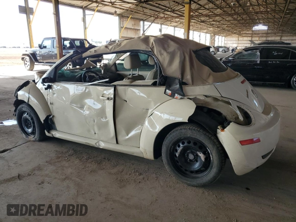 2007 Volkswagen Beetle with VIN 3VWSG31Y47M420763, listed as a Copart auction lot 61287725 with 55,238 mi miles and Salvage title. Bid and sale history available at DreamBid. Image 2.