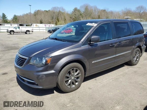 2016 Chrysler Town & Country S with VIN 2C4RC1HGXGR133547, listed as a Copart auction lot 52539484 with 128,309 mi miles and Non Repairable. Bid and sale history available at carsss.com. Image 1.