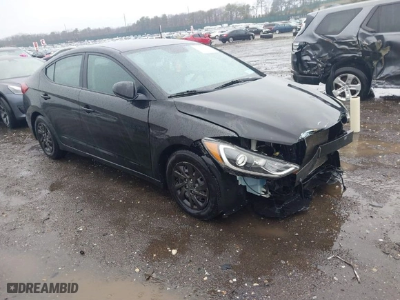 2018 Hyundai Elantra SE with VIN KMHD74LF3JU452454, listed as a IAAI auction lot 41827989 with 171,272 mi miles. Bid and sale history available at carsss.com. Image 1.