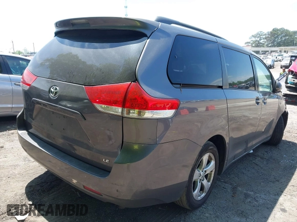 2011 Toyota Sienna LE AAS with VIN 5TDKK3DC3BS015911, listed as a IAAI auction lot 42025041 with 361,279 mi miles and . Bid and sale history available at DreamBid. Image 4.