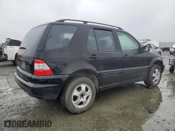 2003 Mercedes-Benz M-Class 3.2L with VIN 4JGAB54E33A394816, listed as a Copart auction lot 43430405 with 0 mi miles and Clean Title. Bid and sale history available at carsss.com. Image 3.