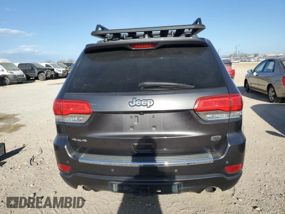 2015 Jeep Grand Cherokee Overland with VIN 1C4RJFCT2FC628727, listed as a Copart auction lot 48972095 with 155,435 mi miles and Salvage Title. Bid and sale history available at carsss.com. Image 6.