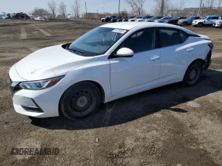 2022 Nissan Sentra S z VIN 3N1AB8BVXNY321338, wystawiony jako Copart lot #51429355 z przebiegiem 70 037 mil mil oraz Szkoda całkowita • Salvage title. Historia ofert i sprzedaży dostępna na DreamBid. Obrazek 1.