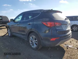 2017 Hyundai Santa Fe Sport 2.0T with VIN 5XYZU4LA6HG475228, listed as a Copart auction lot 89208255 with 121,664 mi miles and Salvage Title. Bid and sale history available at carsss.com. Image 2.