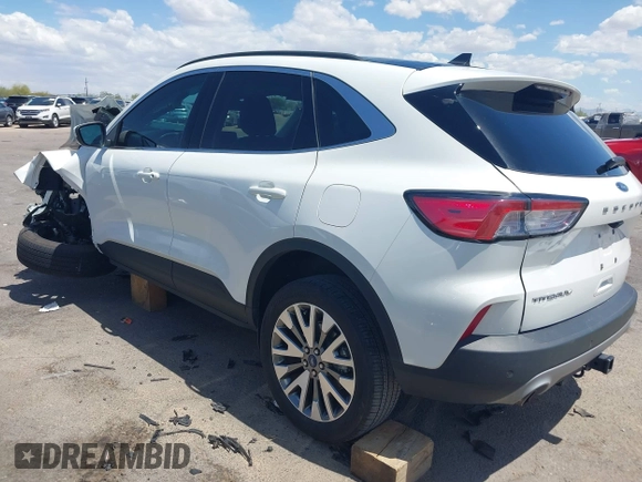 2022 Ford Escape Titanium z VIN 1FMCU9J97NUB89504, wystawiony jako IAAI lot #42571833 z przebiegiem Nie podano mil oraz . Historia ofert i sprzedaży dostępna na DreamBid. Obrazek 3.