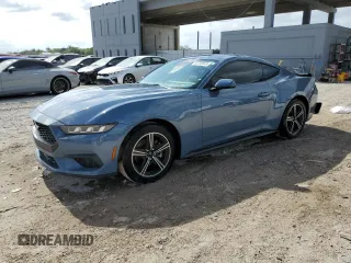 2024 Ford Mustang EcoBoost with VIN 1FA6P8TH4R5108939, listed as a Copart auction lot 53738545 with 7,403 mi miles and Salvage Title. Bid and sale history available at DreamBid. Image 1.