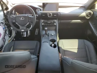 2023 Lexus IS 350 F Sport with VIN JTHGZ1E26P5027574, listed as a Copart auction lot 48046255 with 17,691 mi miles and Salvage title. Bid and sale history available at DreamBid. Image 8.