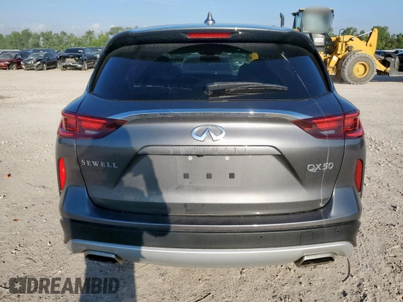 2022 Infiniti QX50 Pure z VIN 3PCAJ5AA6NF117578, wystawiony jako Copart lot #59504895 z przebiegiem 48 873 mil mil oraz Szkoda całkowita • Salvage title. Historia ofert i sprzedaży dostępna na DreamBid. Obrazek 6.