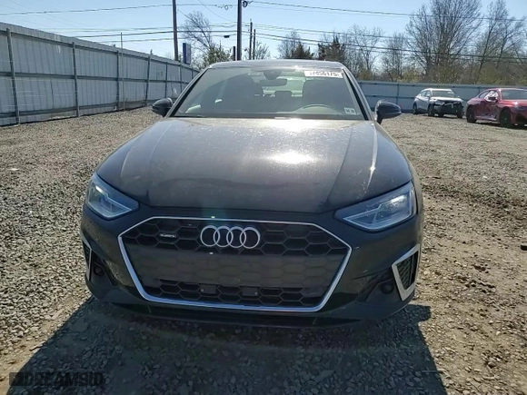 2021 Audi A4 Sedan S line Premium with VIN WAUDAAF48MN001904, listed as a Copart auction lot 47456175 with 27,237 mi miles and Salvage Title. Bid and sale history available at carsss.com. Image 10.