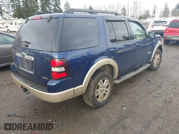 2008 Ford Explorer Eddie Bauer with VIN 1FMEU74878UA78407, listed as a IAAI auction lot 41486762 with Not Provided miles. Bid and sale history available at carsss.com. Image 4.