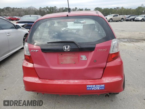 2009 Honda Fit with VIN JHMGE88289S014510, listed as a Copart auction lot 45467325 with 185,236 mi miles and Salvage Title. Bid and sale history available at carsss.com. Image 6.