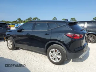 2020 Chevrolet Blazer LT with VIN 3GNKBHRS1LS583589, listed as a Copart auction lot 53270134 with 48,371 mi miles and Non repairable. Bid and sale history available at DreamBid. Image 2.