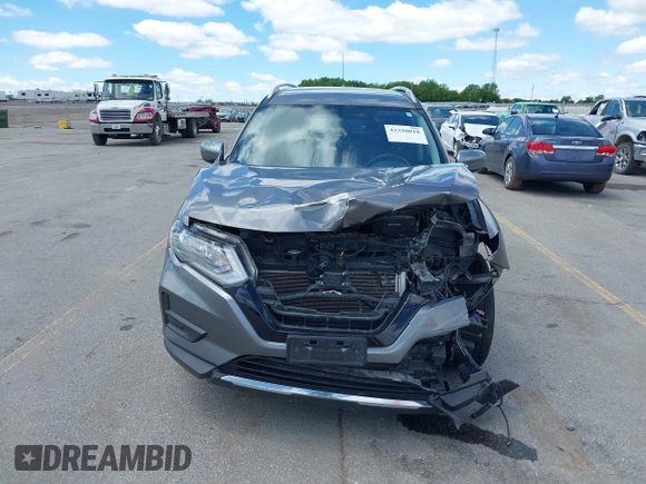 2017 Nissan Rogue SV with VIN KNMAT2MT4HP596082, listed as a IAAI auction lot 42320018 with 55,122 mi miles and . Bid and sale history available at DreamBid. Image 6.