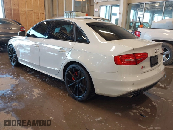 2016 Audi S4 Premium Plus with VIN WAUBGAFL3GA004914, listed as a IAAI auction lot 41296241 with 95,631 mi miles. Bid and sale history available at carsss.com. Image 3.
