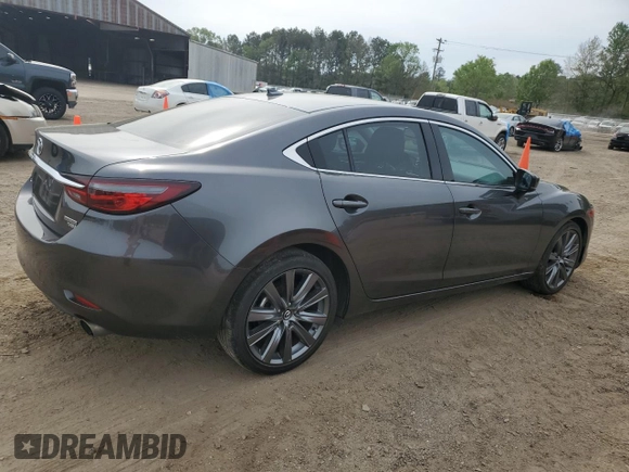 2021 Mazda 6 Grand Touring with VIN JM1GL1TY4M1619939, listed as a Copart auction lot 50420515 with 54,473 mi miles and Salvage Title. Bid and sale history available at carsss.com. Image 3.