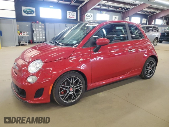2019 FIAT 500 Abarth z VIN 3C3CFFFH3KT680143, wystawiony jako Copart lot #53888335 z przebiegiem 57 294 mil mil oraz Tytuł czysty. Historia ofert i sprzedaży dostępna na DreamBid. Obrazek 1.