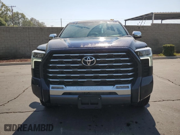 2023 Toyota Tundra Capstone Hybrid with VIN 5TFVC5DBXPX033319, listed as a Copart auction lot 73779344 with 9,723 mi miles and Salvage title. Bid and sale history available at DreamBid. Image 5.