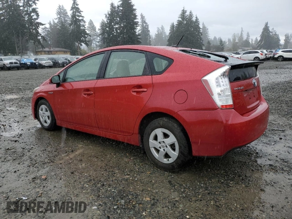 2010 Toyota Prius II with VIN JTDKN3DU6A0035457, listed as a Copart auction lot 52204705 with 97,827 mi miles and Salvage Title. Bid and sale history available at carsss.com. Image 2.