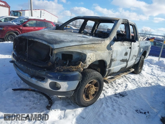 2007 Dodge Ram 2500 SLT with VIN 1D7KS28D47J502011, listed as a IAAI auction lot 41331381 with 1 mi miles. Bid and sale history available at carsss.com. Image 2.