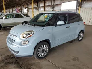 2014 FIAT 500L Easy z VIN ZFBCFABH6EZ024863, wystawiony jako Copart lot #65282035 z przebiegiem 99 407 mil mil oraz Czysty tytuł • Clean title. Historia ofert i sprzedaży dostępna na DreamBid. Obrazek 1.