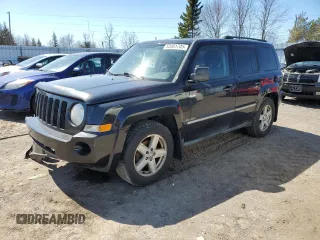 2010 Jeep Patriot Sport with VIN 1J4NF2GB6AD622212, listed as a Copart auction lot 52601705 with 218,001 mi miles and Clean Title. Bid and sale history available at carsss.com. Image 1.