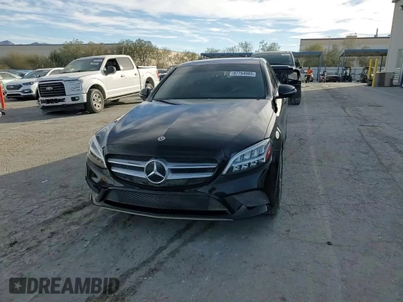 2020 Mercedes-Benz C with VIN WDDWF8DB2LR563401, listed as a Copart auction lot 87764985 with 46,262 mi miles and Salvage Title. Bid and sale history available at carsss.com. Image 13.