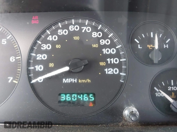 2003 Jeep Grand Cherokee Laredo with VIN 1J4GW48S83C553535, listed as a IAAI auction lot 42387097 with 360,465 mi miles and . Bid and sale history available at DreamBid. Image 7.