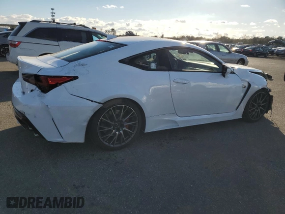 2020 Lexus RC F with VIN JTHDP5BC1L5007885, listed as a Copart auction lot 41475365 with 24,227 mi miles and Non repairable. Bid and sale history available at DreamBid. Image 3.